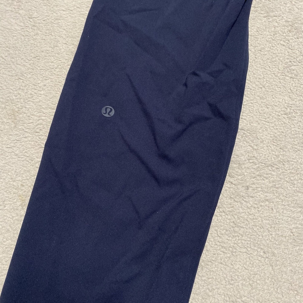 Lululemon On The Fly 7/8 Pant Womens 4 Navy Blue Casual Drawstring - Picture 8 of 9
